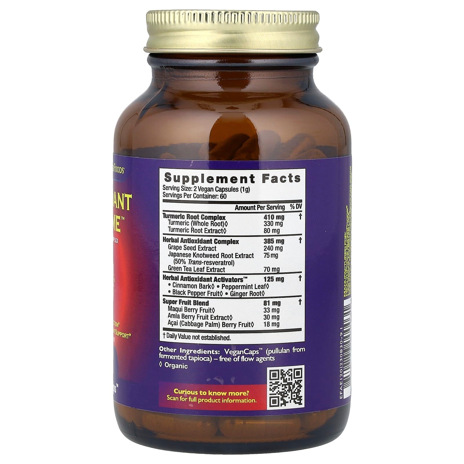 HealthForce Superfoods, Antioxidant Extreme™, 120 VeganCaps