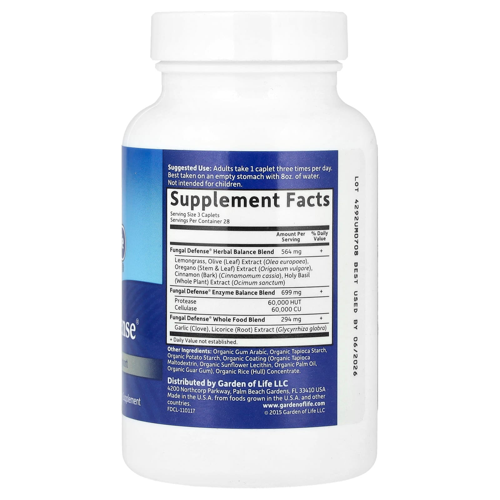 Garden of Life, Fungal Defense®, 84 Vegan Caplets