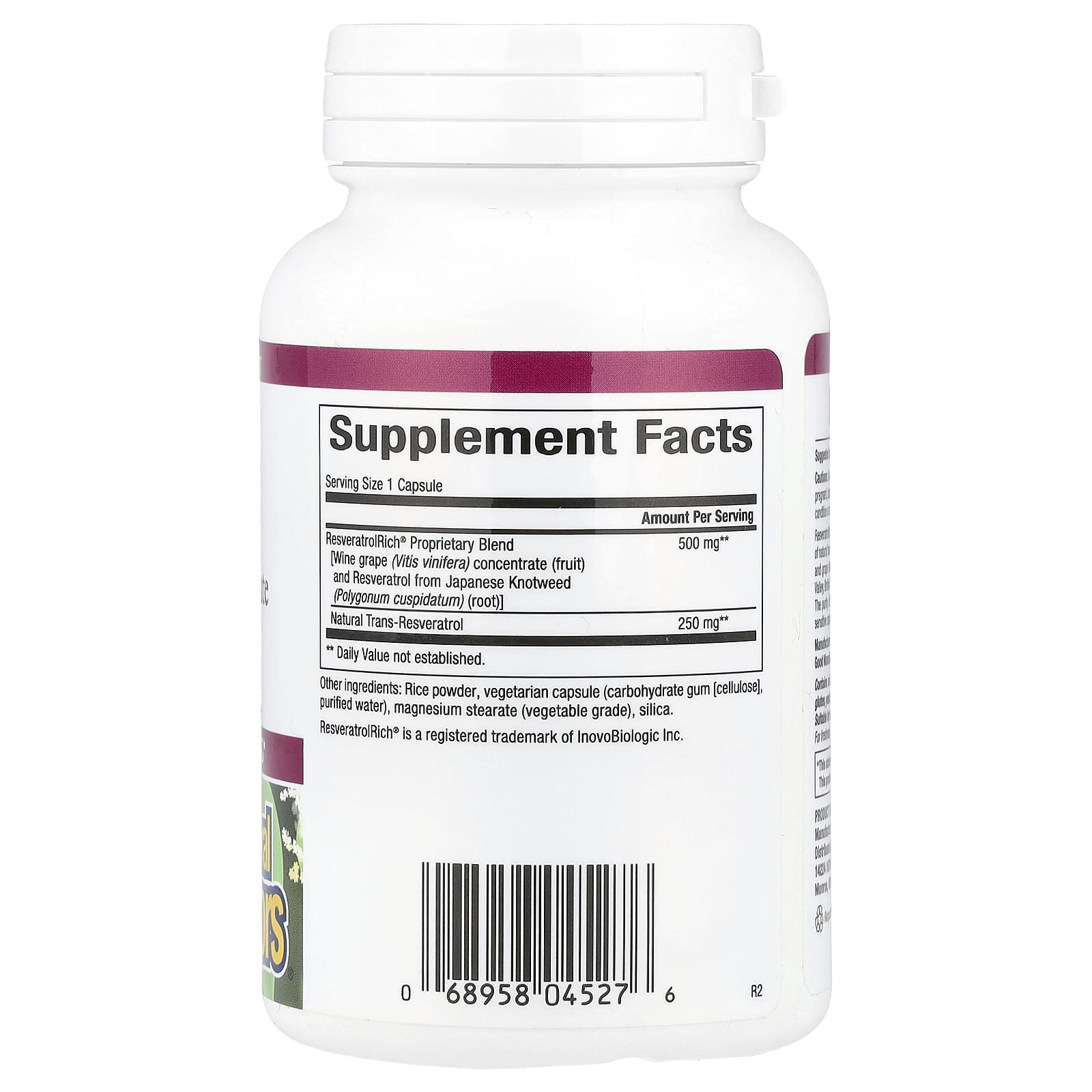 Natural Factors, ResveratrolRich®, Resveratrol Concentrate, Super Strength, 60 Vegetarian Capsules