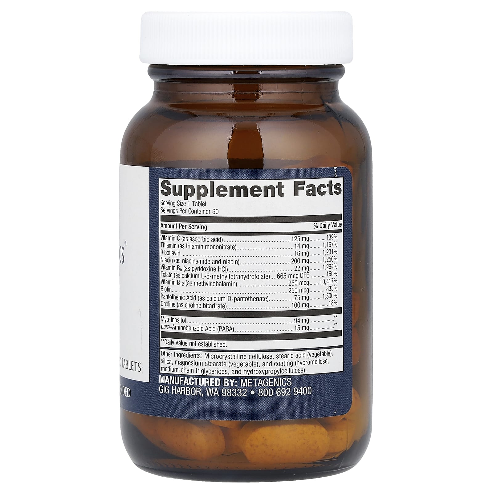 Metagenics, Glycogenics®, 60 Tablets