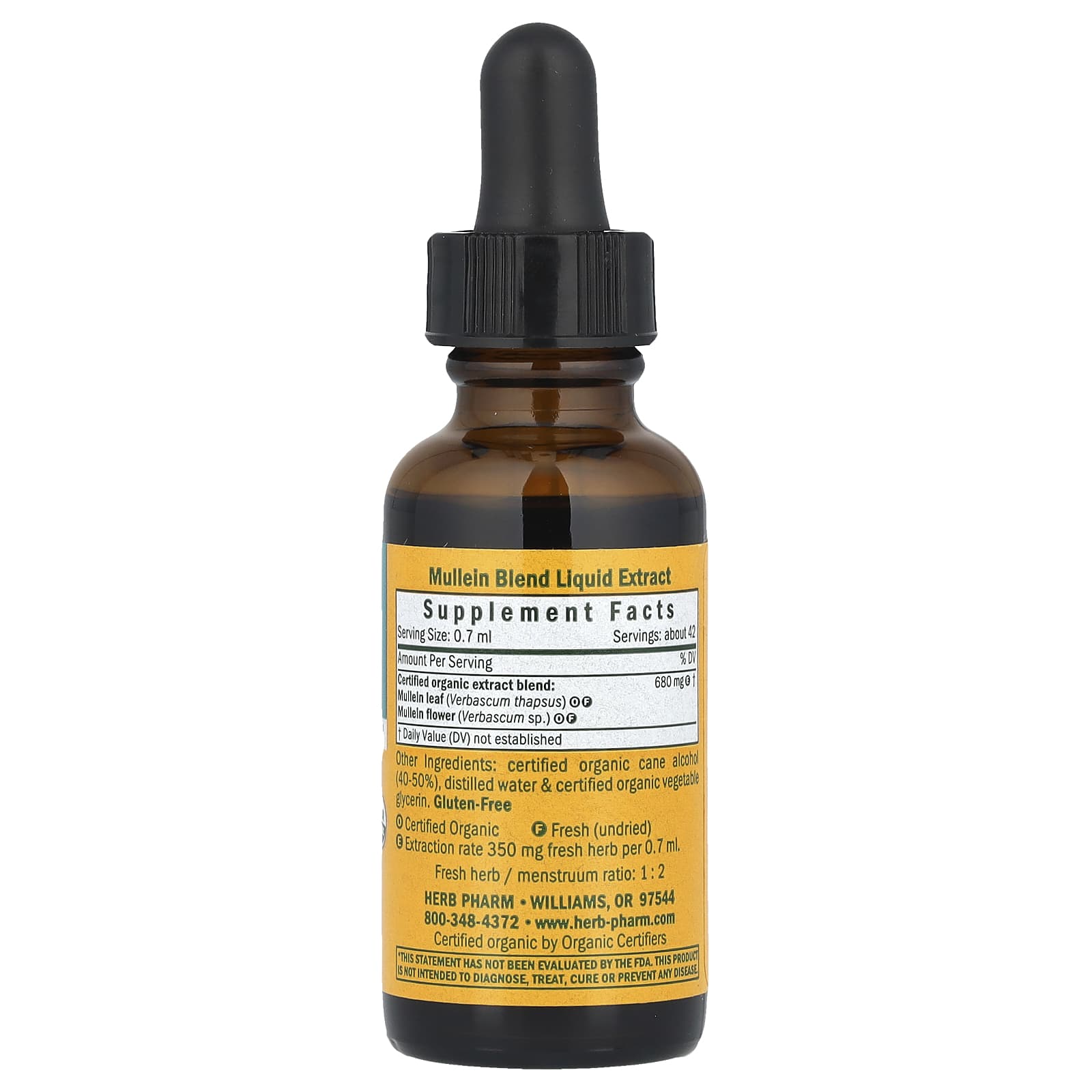 Herb Pharm, Mullein Blend, 1 fl oz (30 ml)