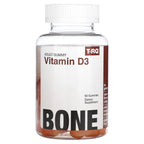 T-RQ, Adult Gummy, Vitamin D3, Peach, Mango, Strawberry, 60 Gummies