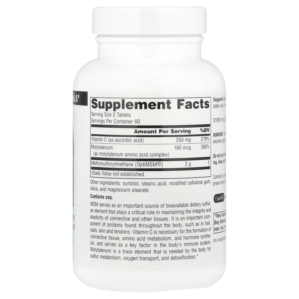 Source Naturals, MSM, 120 Tablets