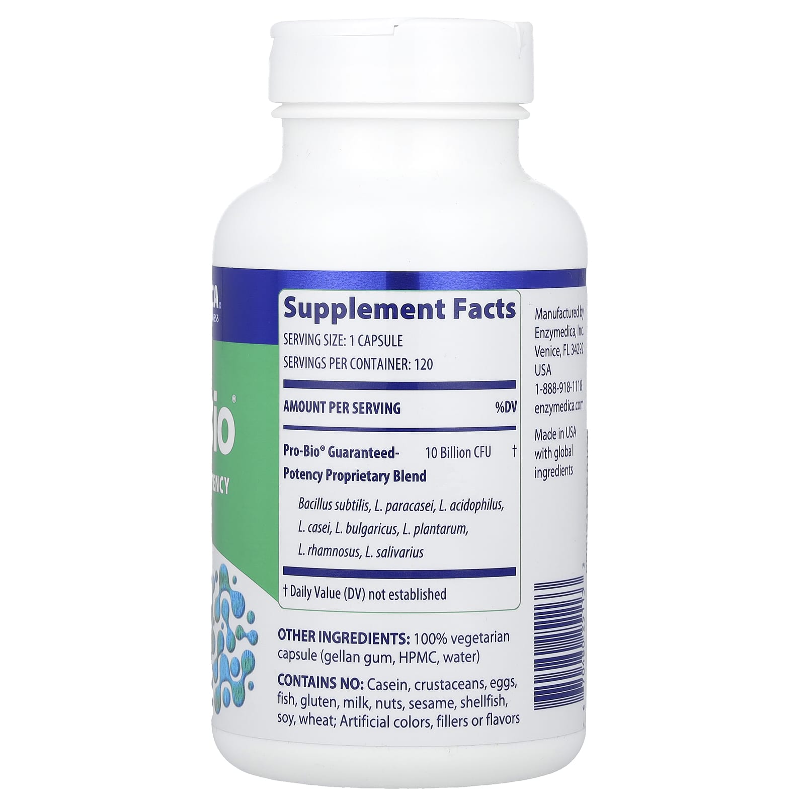 Enzymedica, Pro-Bio®, 120 Capsules
