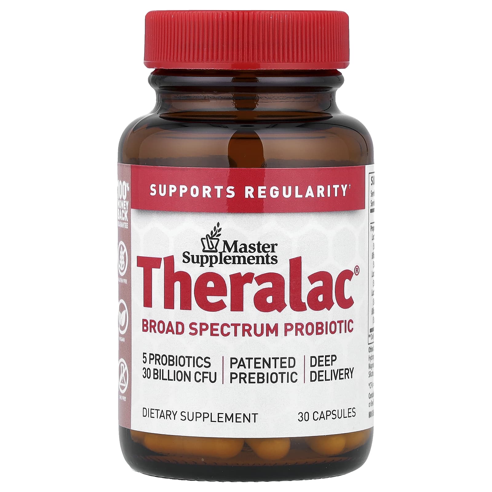 Master Supplements, Theralac®, Broad Spectrum Probiotic, 30 Capsules