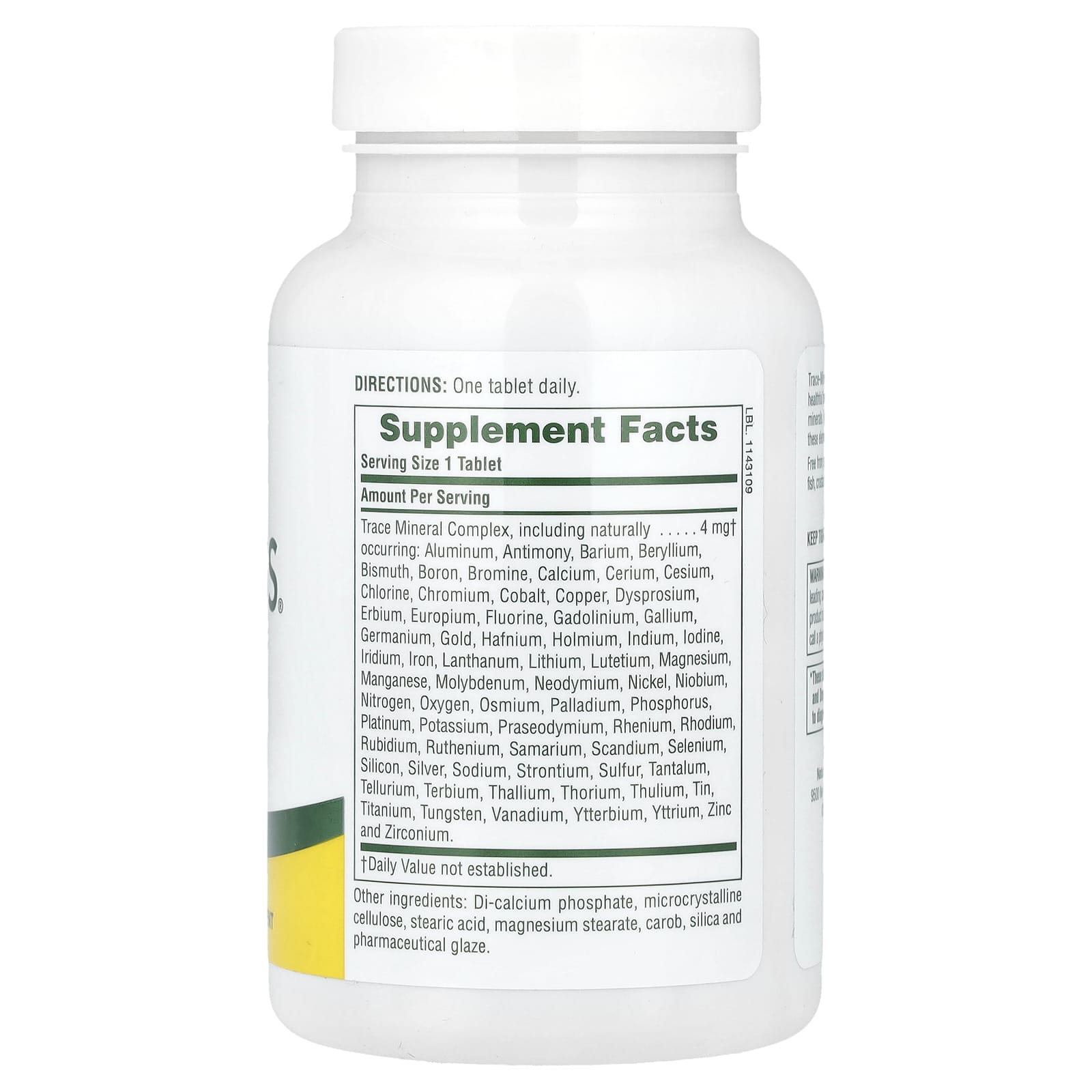 NaturesPlus, Trace-Mins®, Trace Mineral Complex, 180 Tablets