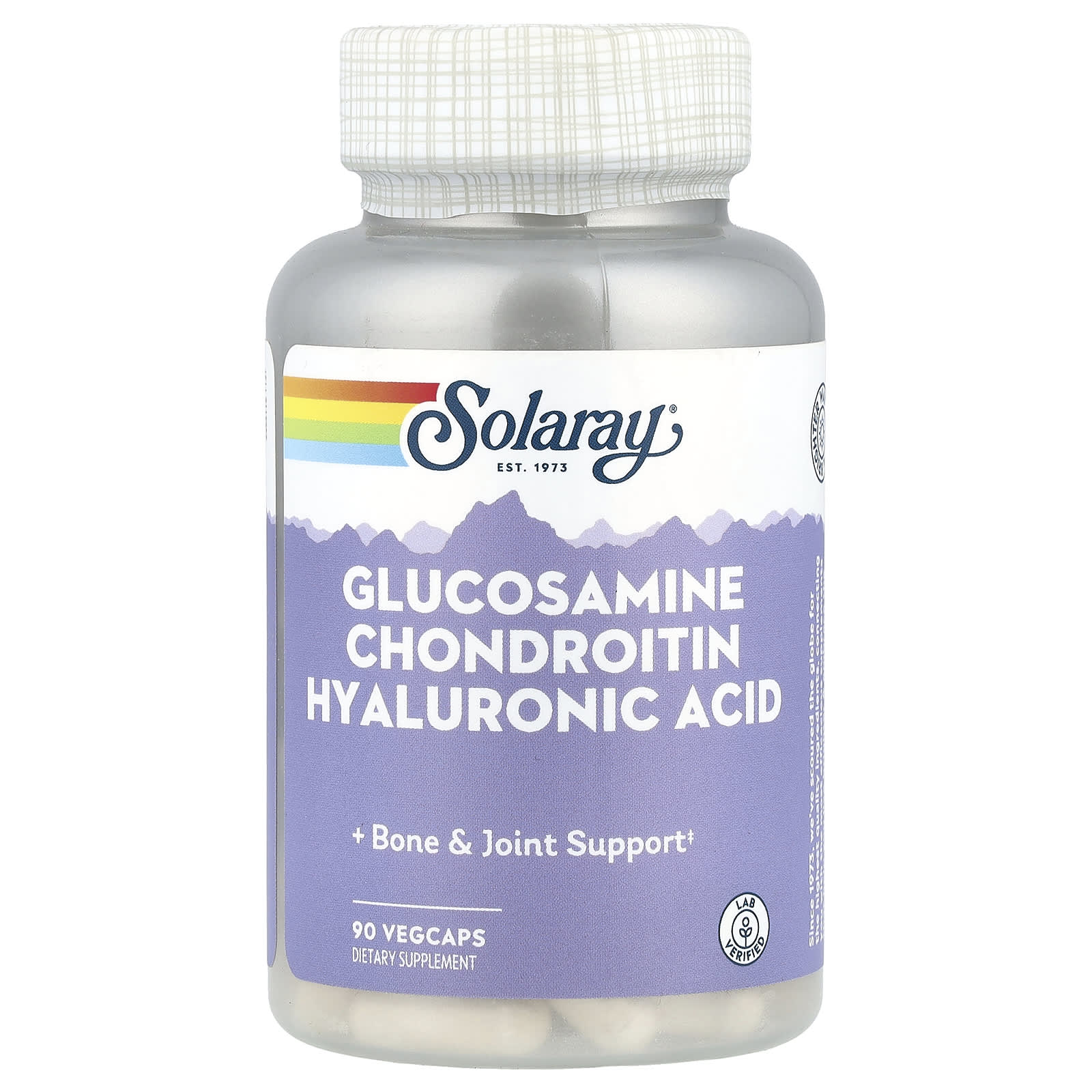 Solaray, Glucosamine Chondroitin Hyaluronic Acid, 90 VegCaps