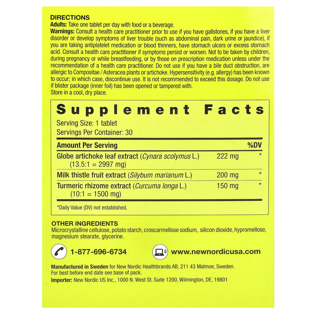 New Nordic, Active Liver™, 30 Tablets
