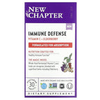New Chapter, Immune Defense, Vitamin C + Elderberry, 30 Vegetarian Tablets