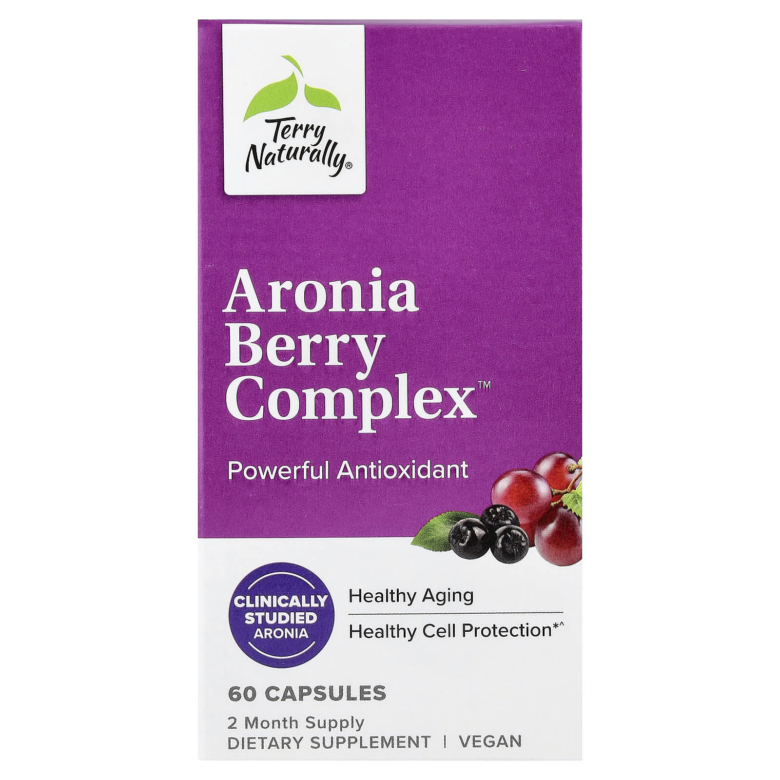 Terry Naturally, Aronia Berry Complex™, 60 Capsules