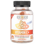 Zhou Nutrition, Vitamin C+, Orange Blast, 60 Vegan Gummies