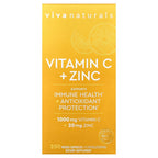 Viva Naturals, Vitamin C + Zinc, 250 Veggie Capsules