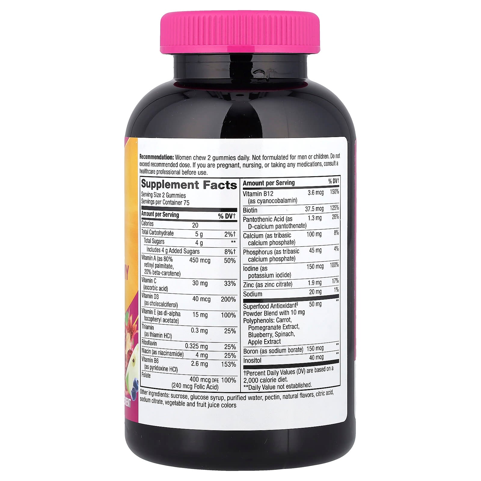 Nature's Way, Alive!® Women's Gummy Multivitamin, Mixed Berry, 150 Gummies