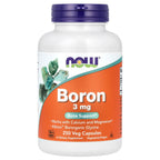 NOW Foods, Boron, 3 mg, 250 Veg Capsules