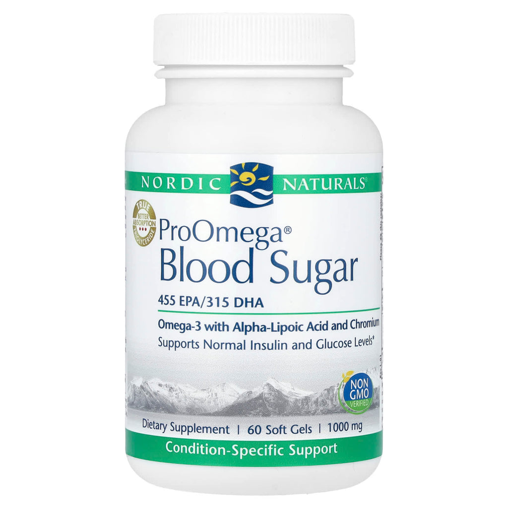 Nordic Naturals, ProOmega® Blood Sugar, 60 Softgels