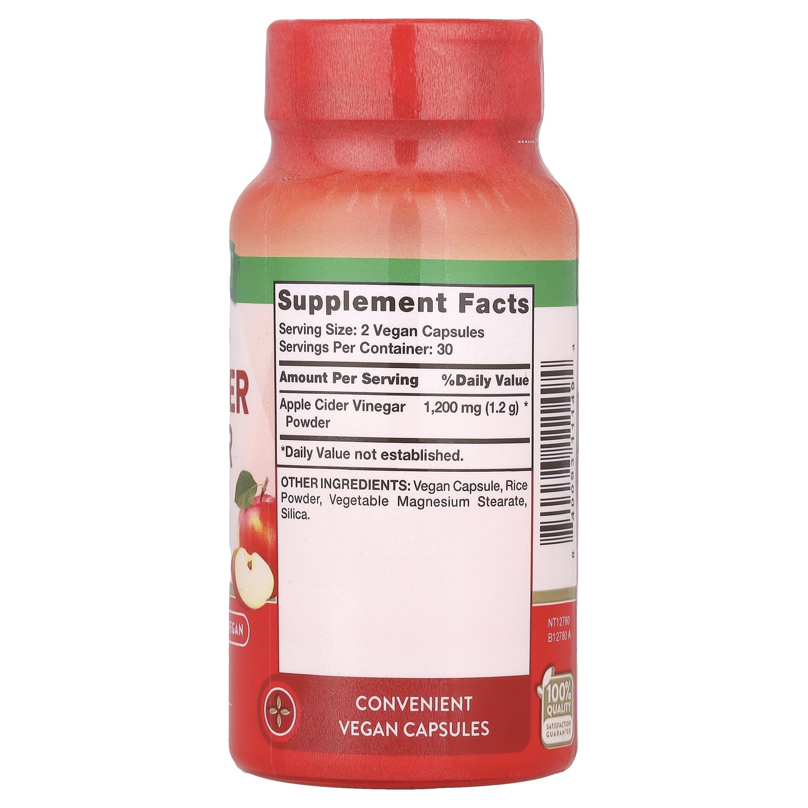 Nature's Truth, Triple Strength Apple Cider Vinegar, 60 Capsules (600 mg per Capsule)