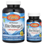 Carlson, Wild Norwegian, Elite Omega-3 Gems®, Natural Lemon, 120 Soft Gels