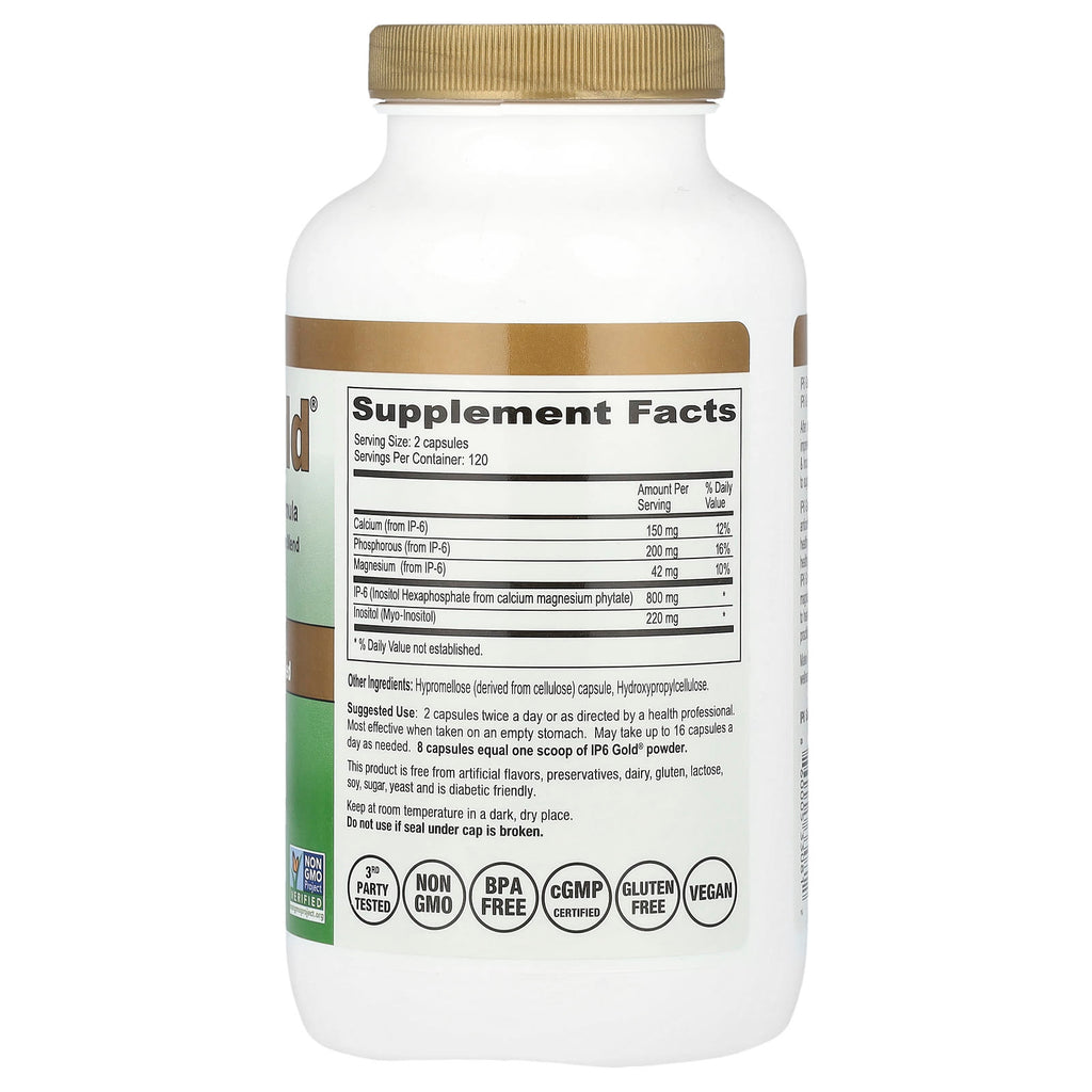 IP-6 International, IP6 Gold®, Immune Support Formula, 240 Vegetarian Capsules