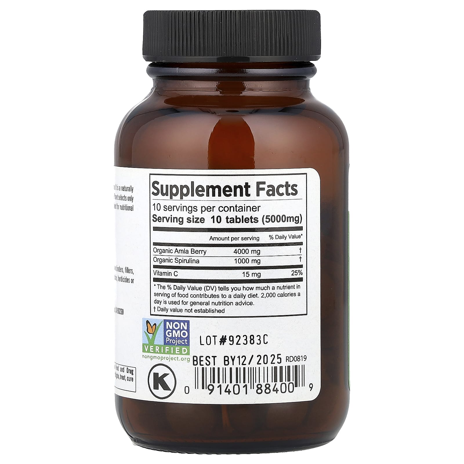 Pure Planet, Organic Amla Plus, 100 Tablets