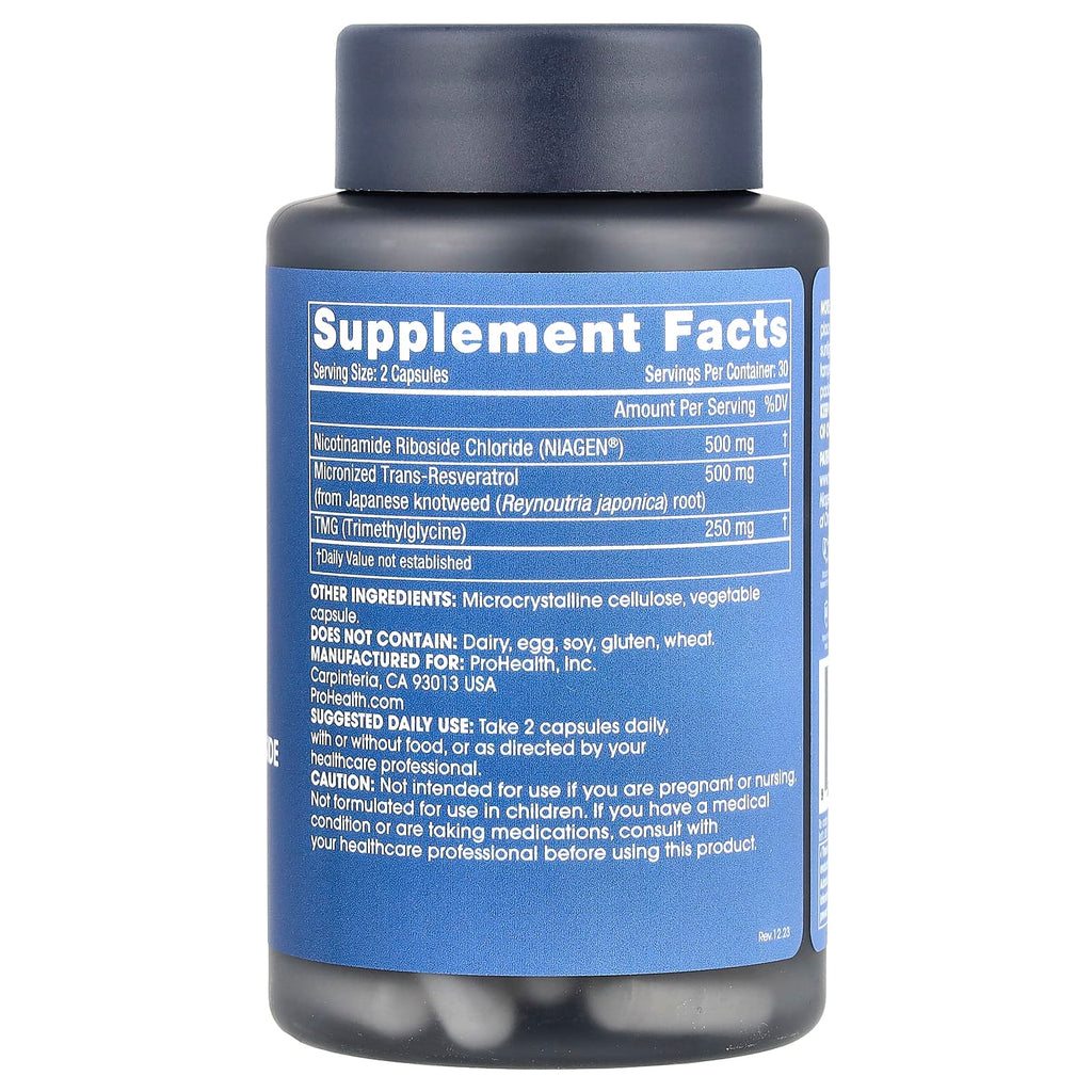 ProHealth Longevity, Nicotinamide Riboside Pro Complete, 60 Capsules