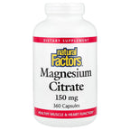 Natural Factors, Magnesium Citrate, 150 mg, 360 Capsules