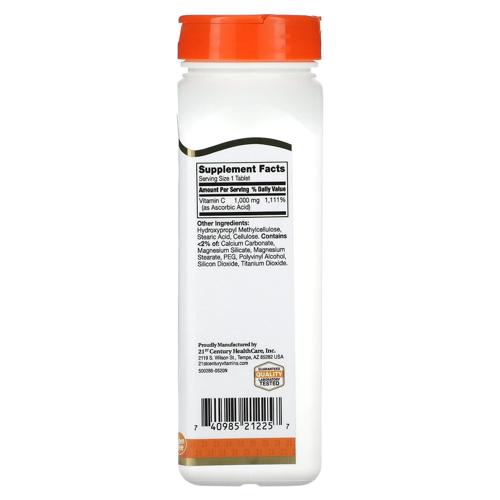 21st Century, C-1000, Prolonged Release, 1,000 mg, 110 Tablets