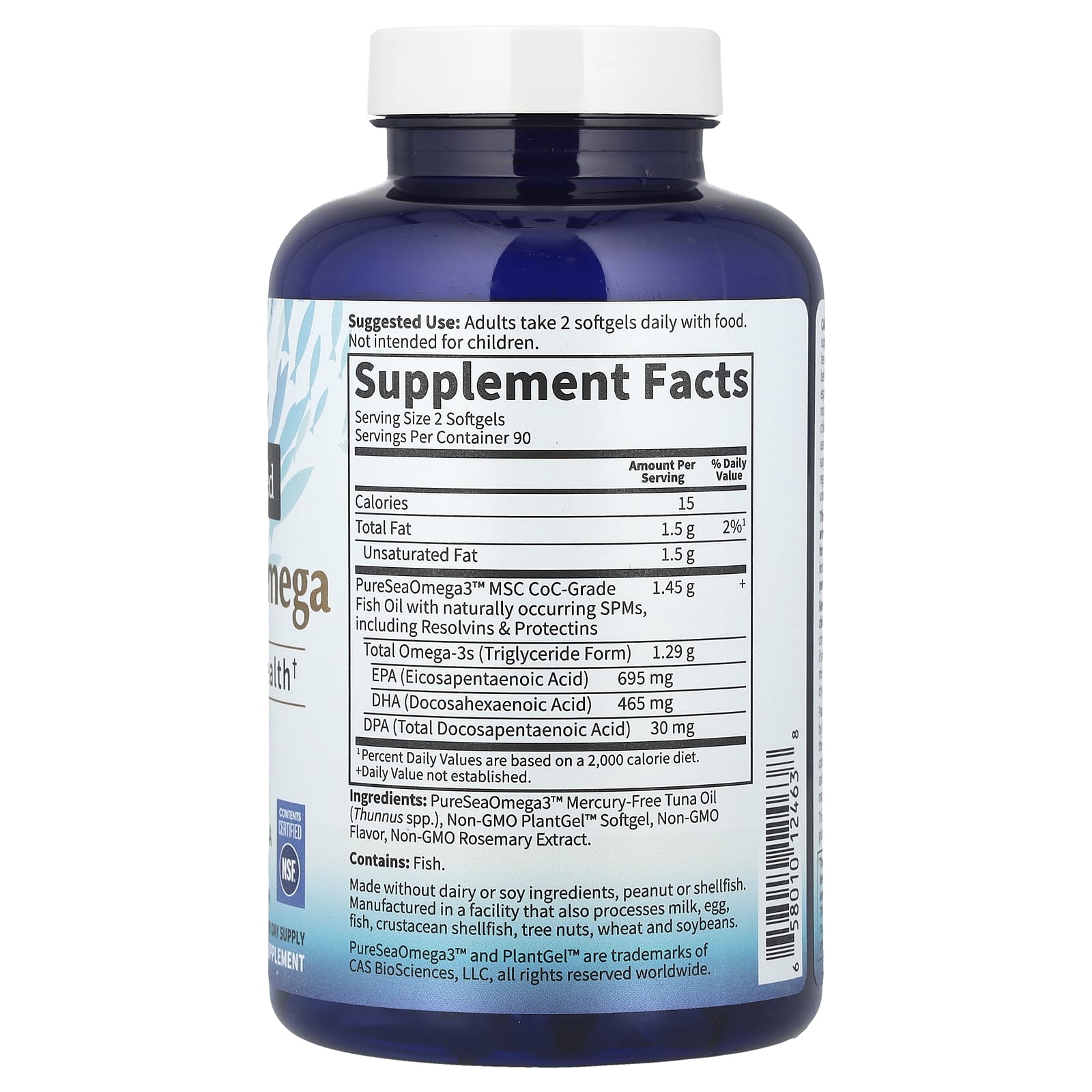 Garden of Life, Dr. Formulated, Advanced Omega, Citrus, 180 Softgels