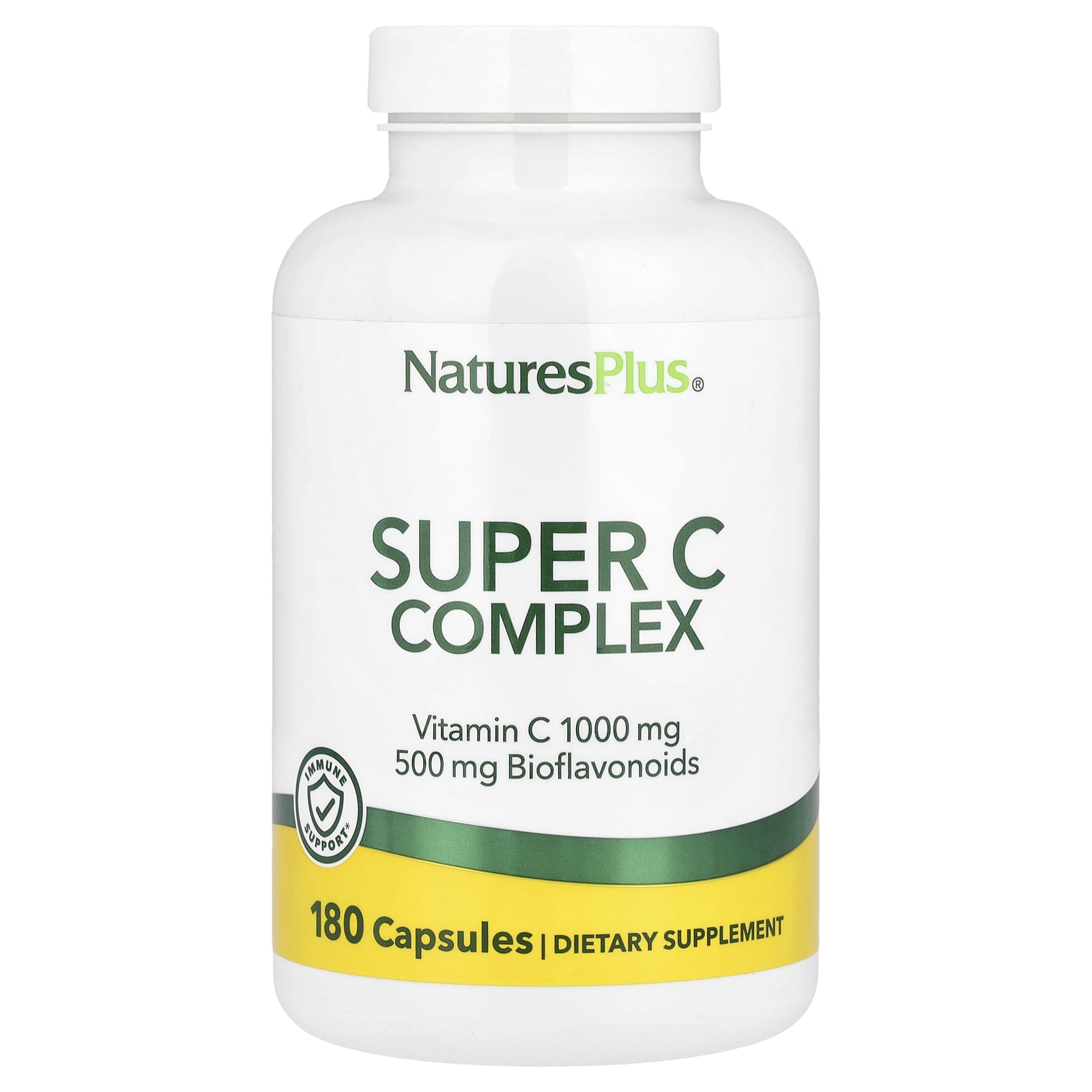 NaturesPlus, Super C Complex, 180 Capsules