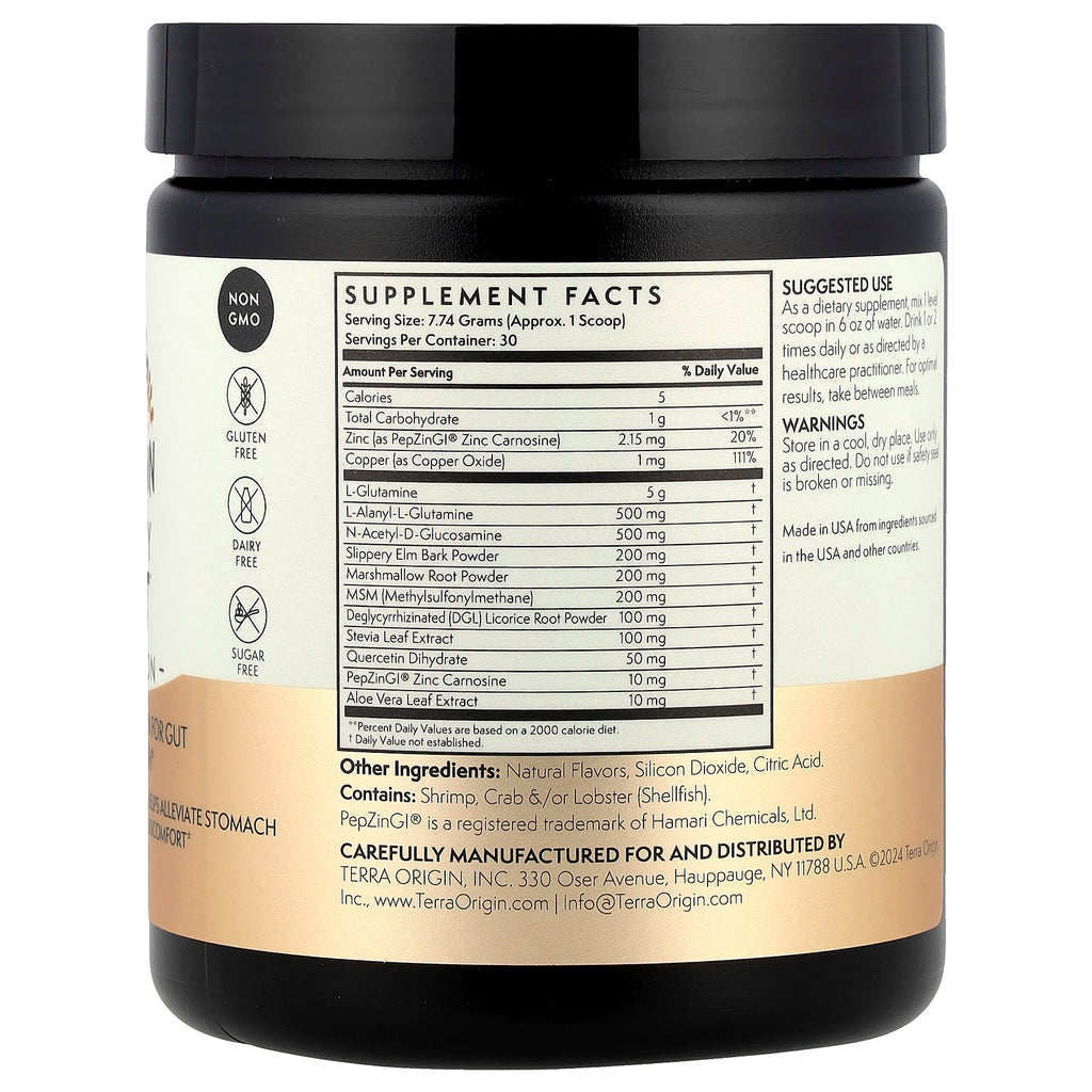Terra Origin, Healthy Gut™, Honey Lemon, 8.19 oz (232.2 g)