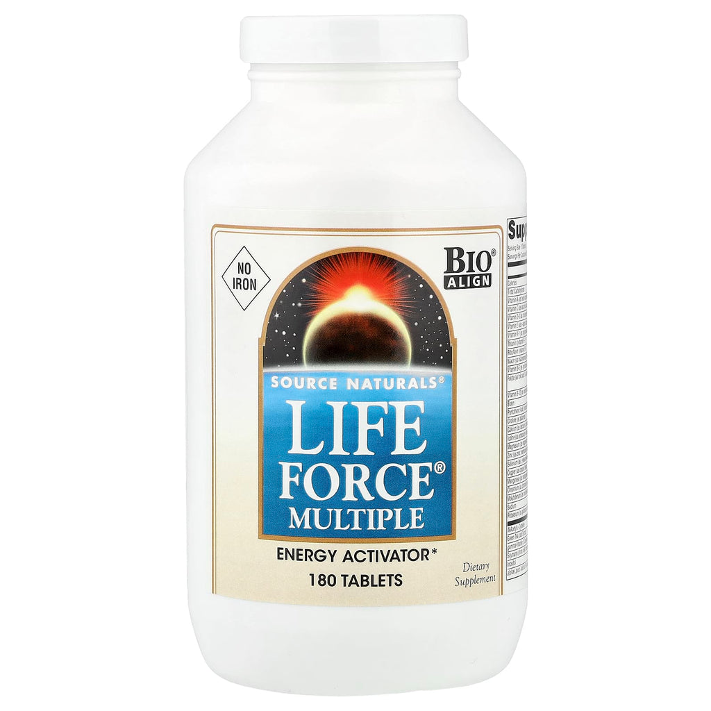 Source Naturals, Life Force® Multiple, No Iron, 180 Tablets
