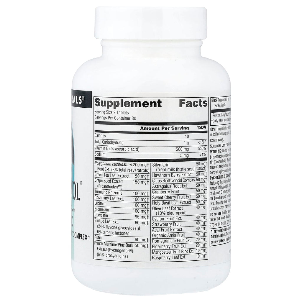 Source Naturals, Pycnogenol® Supreme™, 60 Tablets
