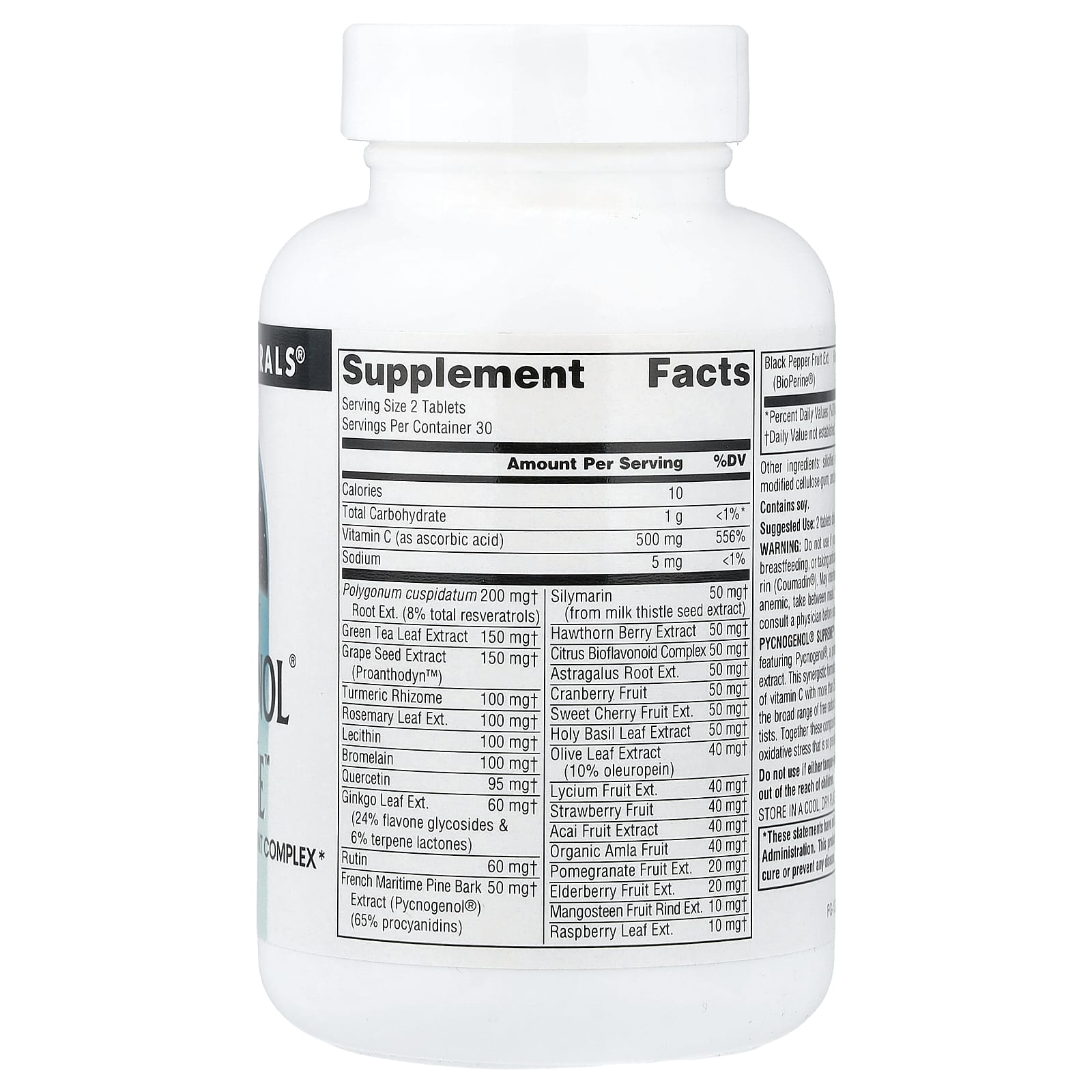 Source Naturals, Pycnogenol® Supreme™, 60 Tablets