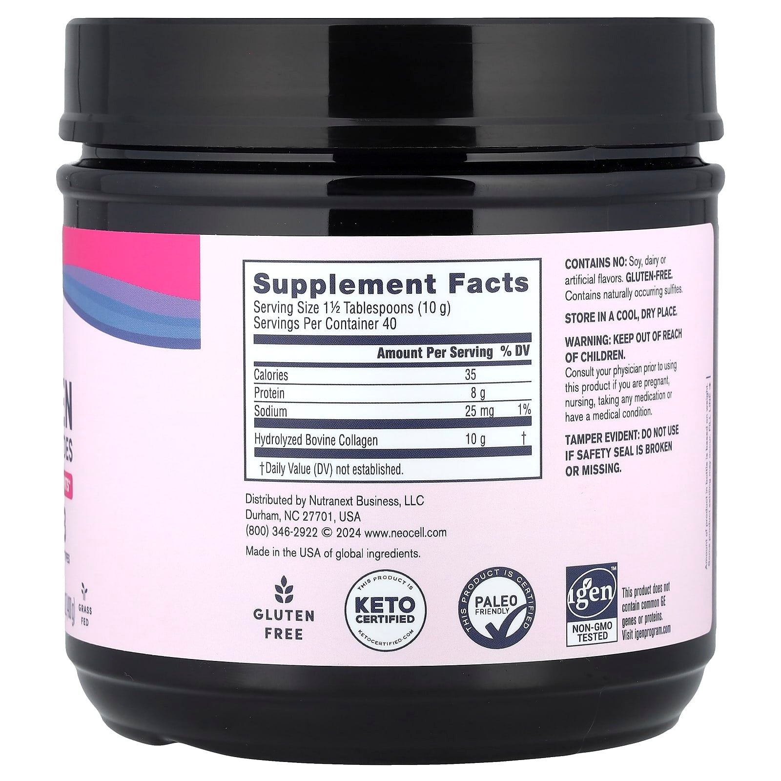 NeoCell, Super Collagen Peptides, Unflavored, 14.1 oz (400 g)