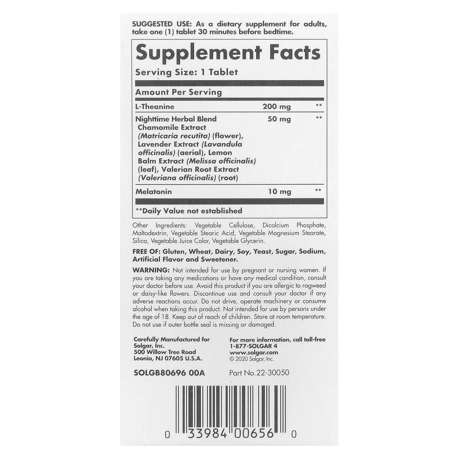 Solgar, Sleep, Triple Action, 60 Tri-Layered Tablets