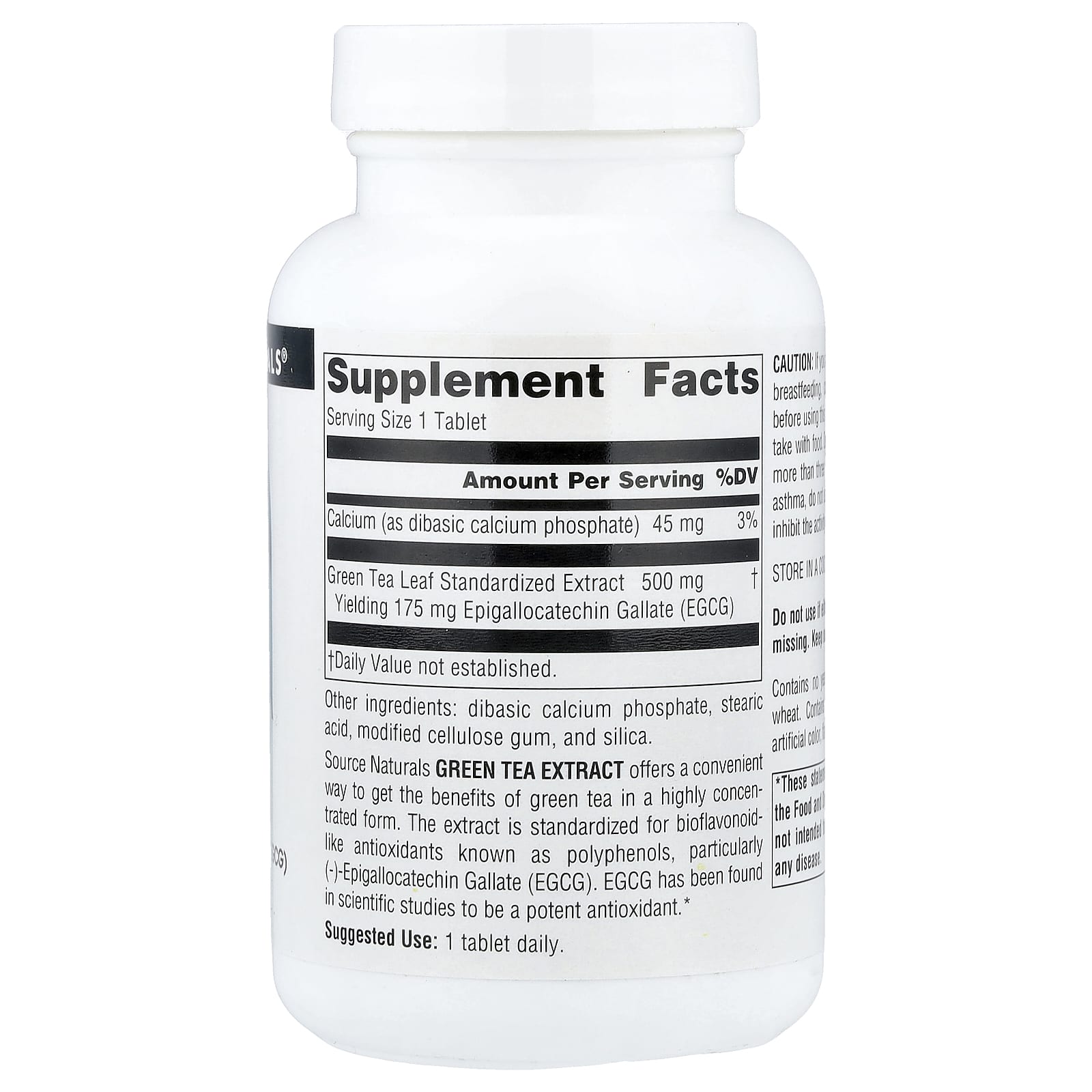 Source Naturals, Green Tea Extract, 500 mg, 120 Tablets