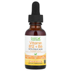 Super Nutrition, Vitamin B12 as Methylcobalamin with Vitamin B6 and Folic Acid, Raspberry Lemon, 1 fl oz (30 ml)