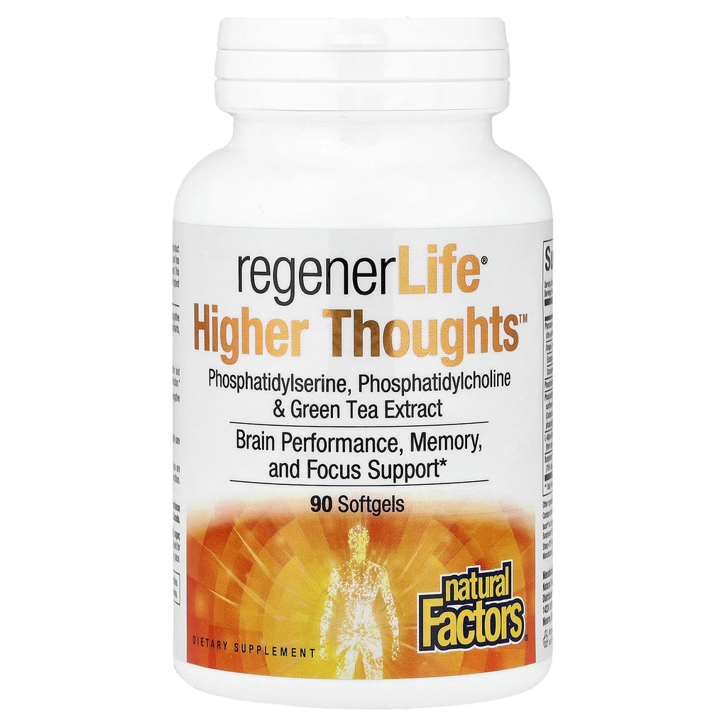 Natural Factors, RegenerLife®, Higher Thoughts™, 90 Softgels