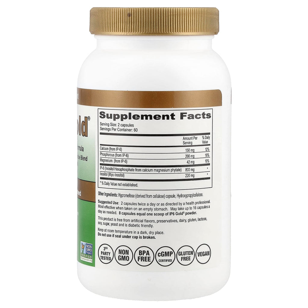 IP-6 International, IP6 Gold®, Immune Support Formula, 120 Vegetarian Capsules