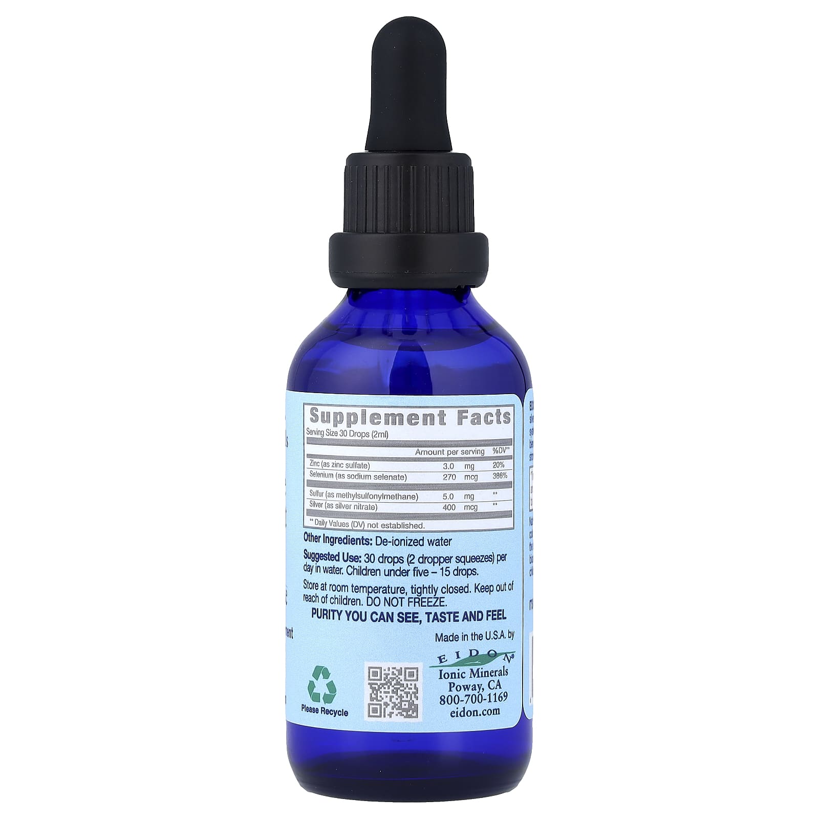 Eidon Ionic Minerals, Immune Support, Liquid Concentrate, 2 oz (60 ml)