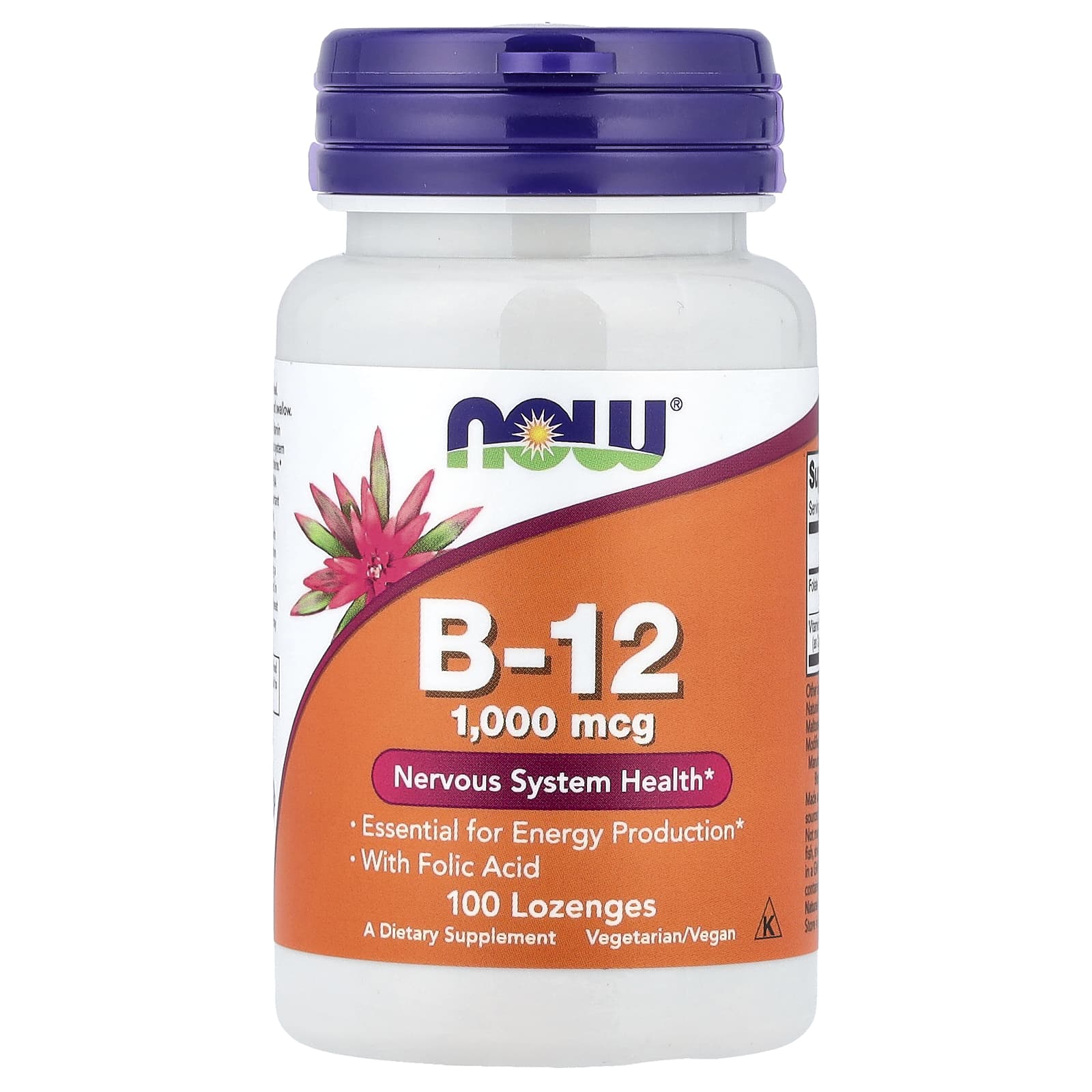 NOW Foods, B-12, 100 Lozenges