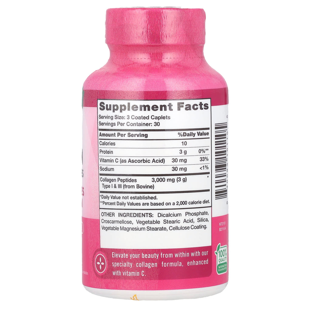Nature's Truth, Ultra Collagen, Types I & III, 90 Coated Caplets (1,000 mg per Caplet)