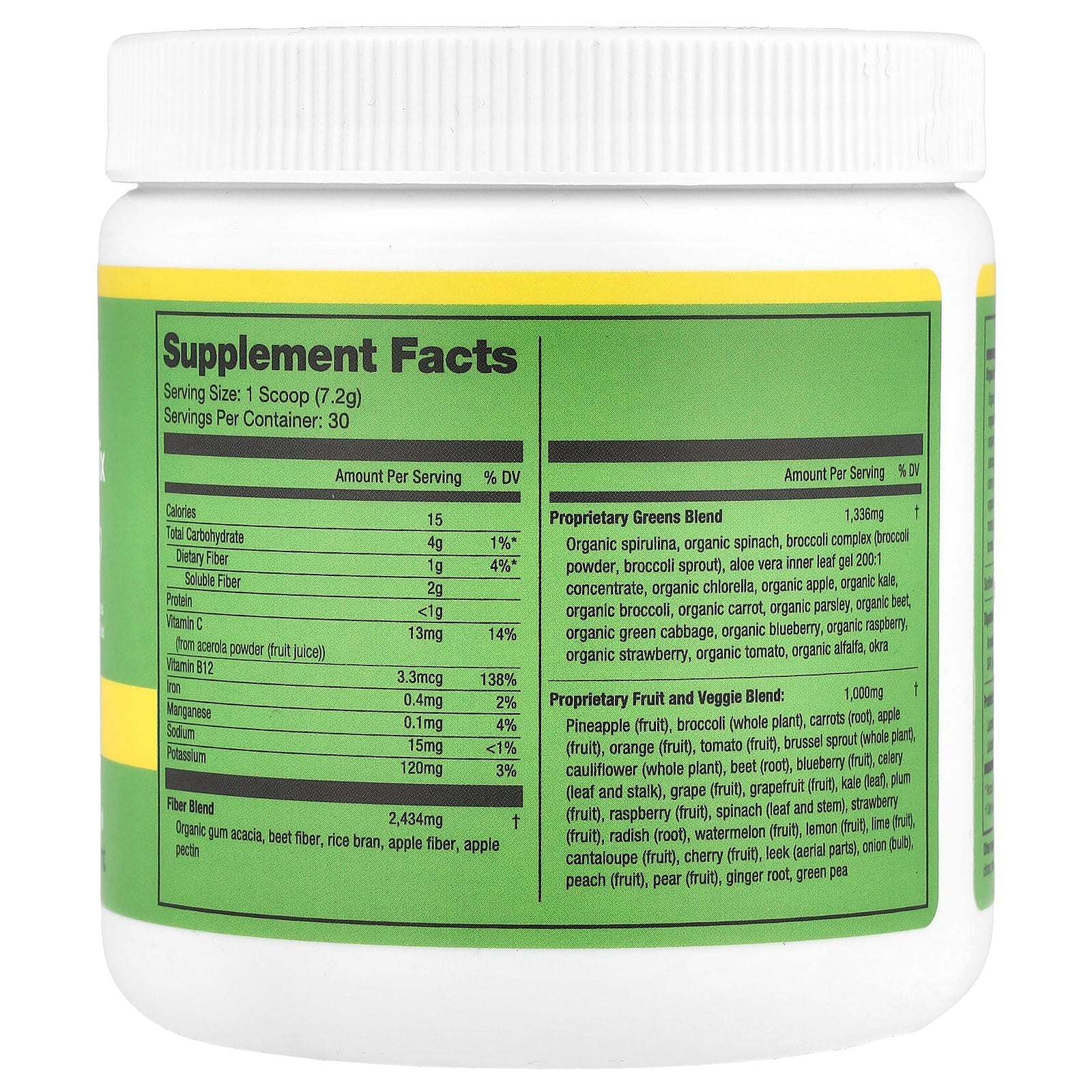 310 Nutrition, Greens, Superfood Mix, Apple Banana, 7.62 oz (216 g)