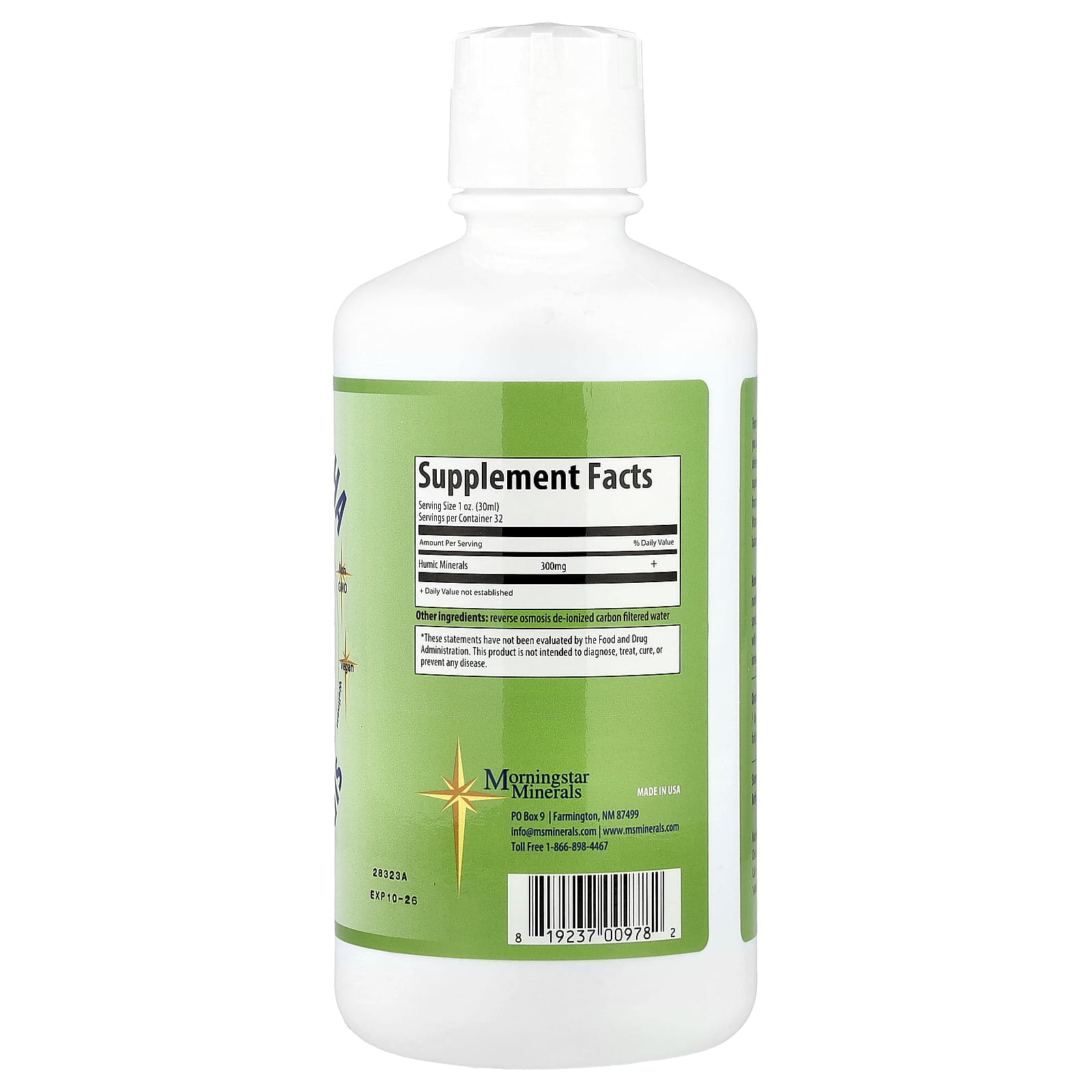 Morningstar Minerals, Vitality Boost HA, Humic Minerals, 32 oz (946 ml)