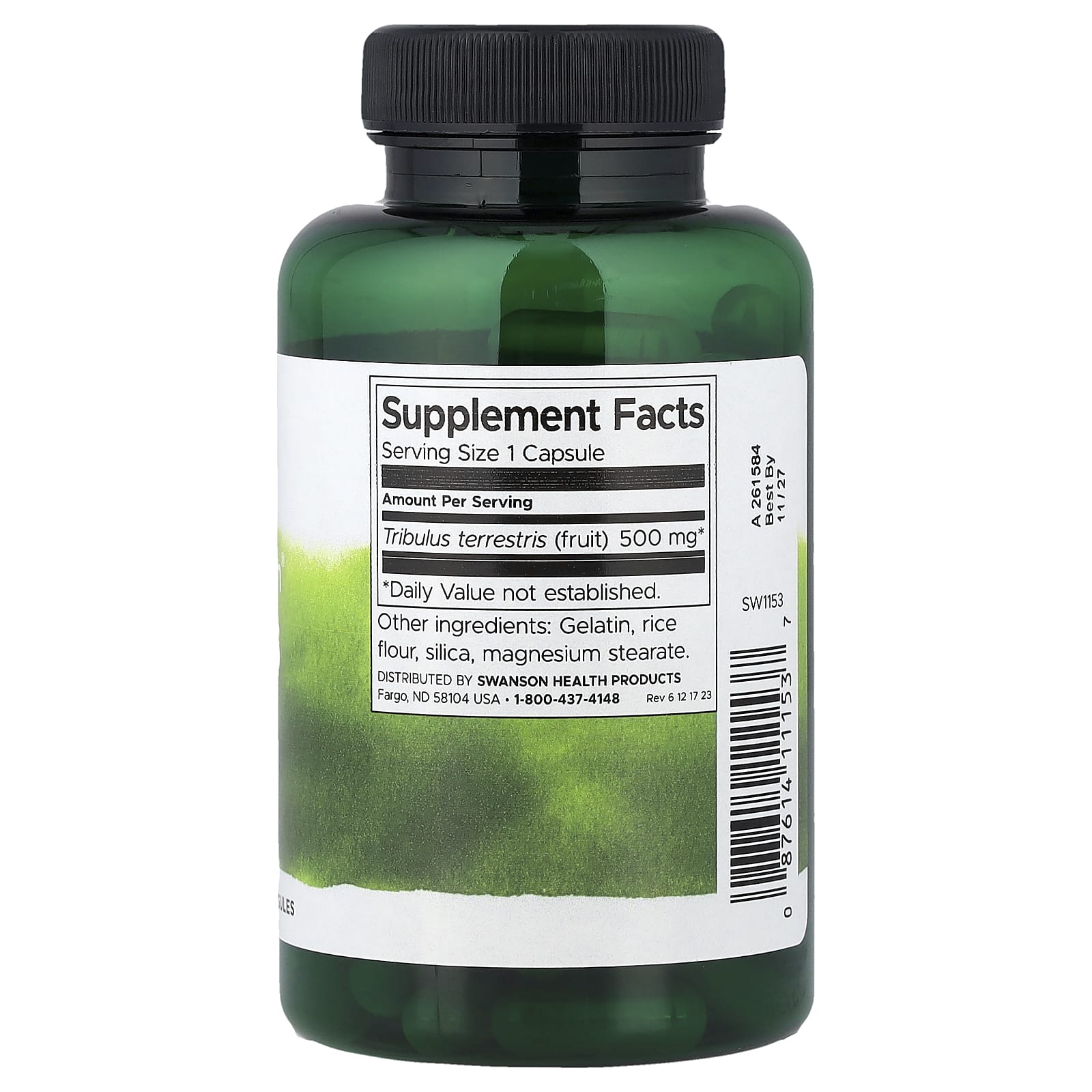 Swanson, Full Spectrum® Tribulus Fruit, 500 mg, 90 Capsules