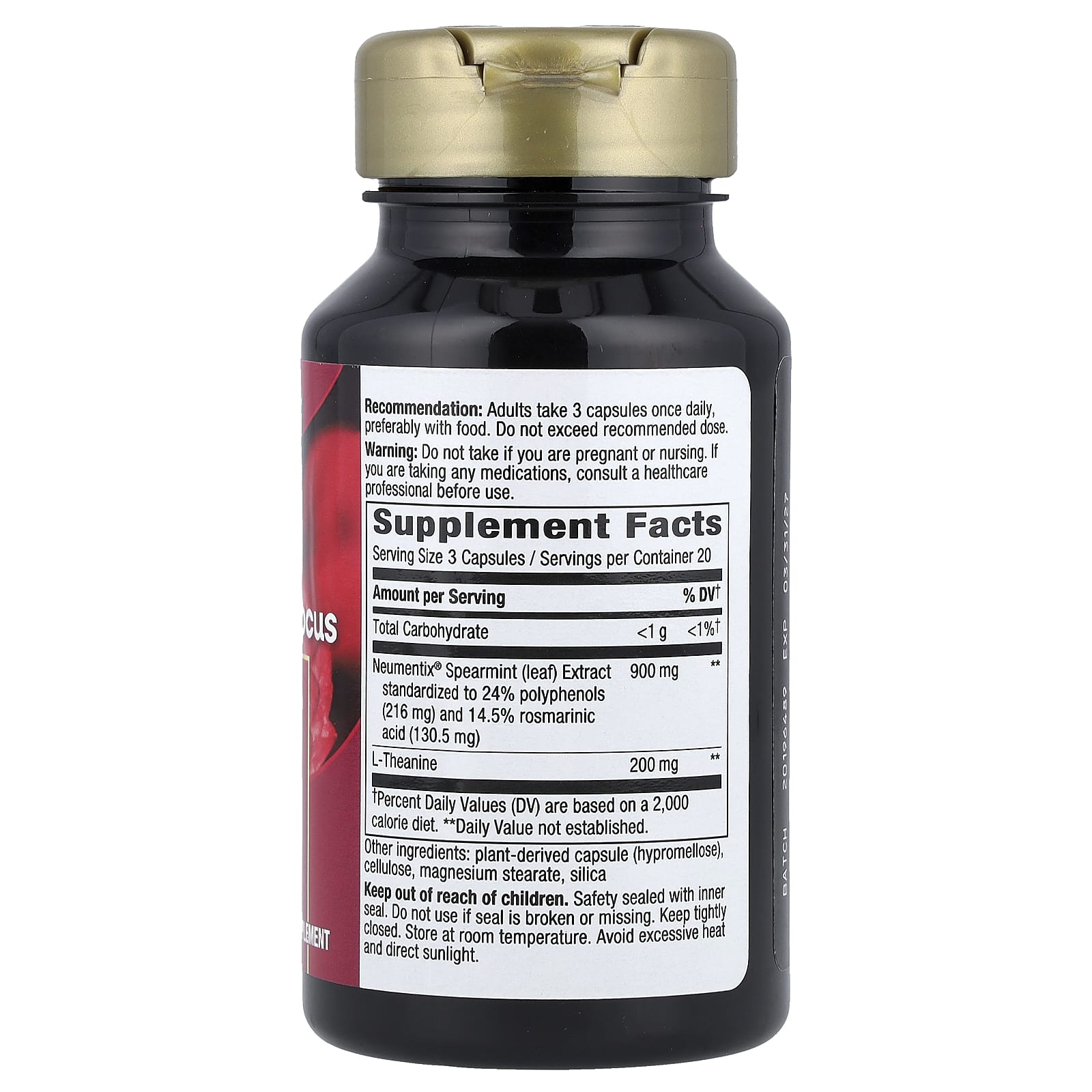 Nature's Way, Sustained Focus, 60 Capsules