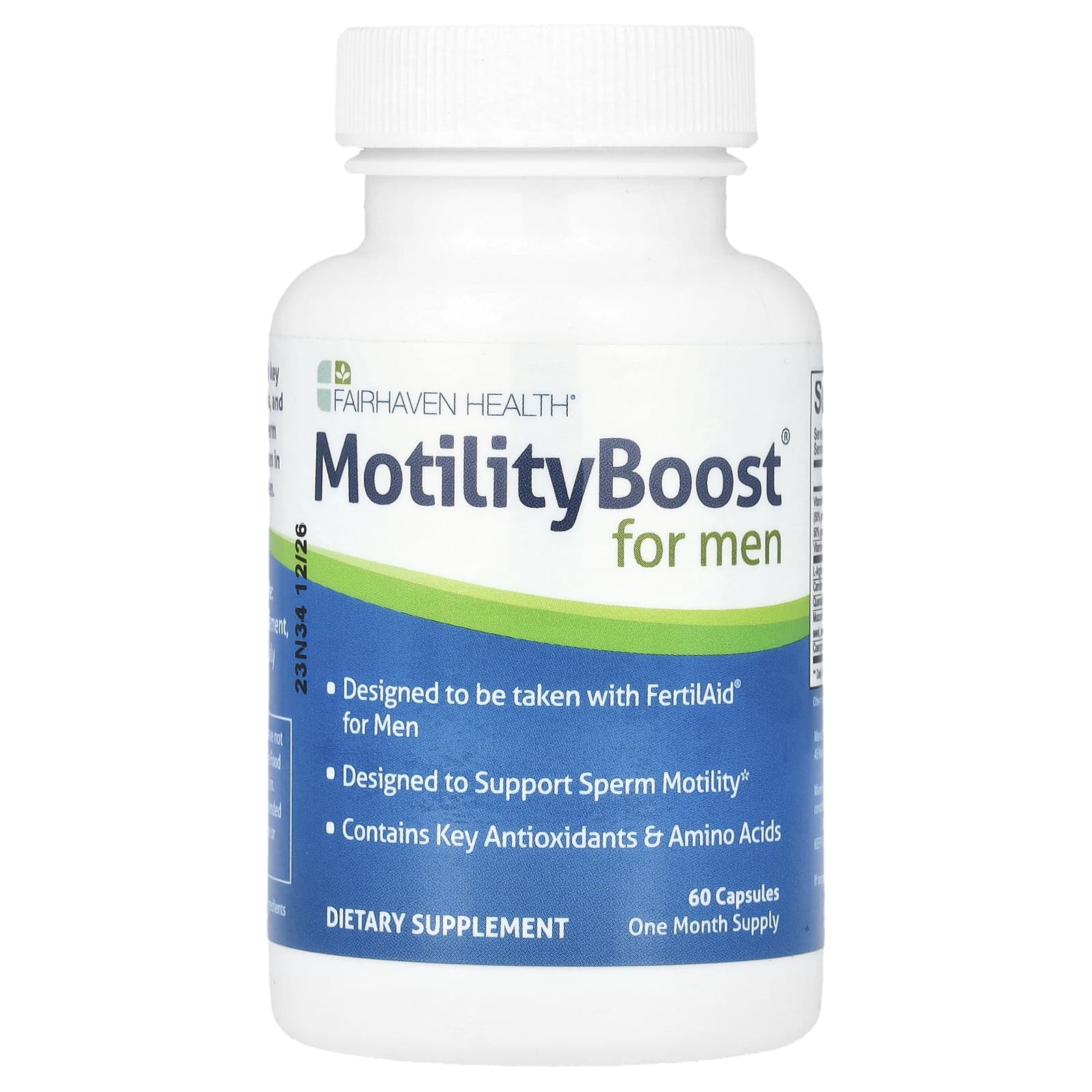 Fairhaven Health, MotilityBoost® for Men, 60 Capsules
