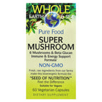 Natural Factors, Whole Earth & Sea®, Super Mushroom, 60 Vegetarian Capsules