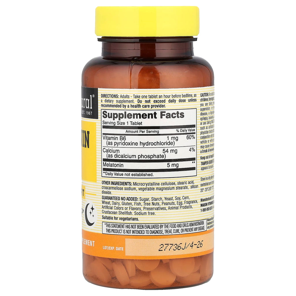 Mason Natural, Melatonin, 300 Tablets