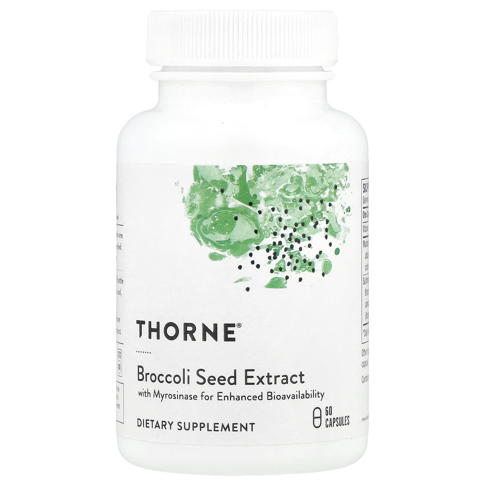 Thorne, Broccoli Seed Extract, 60 Capsules