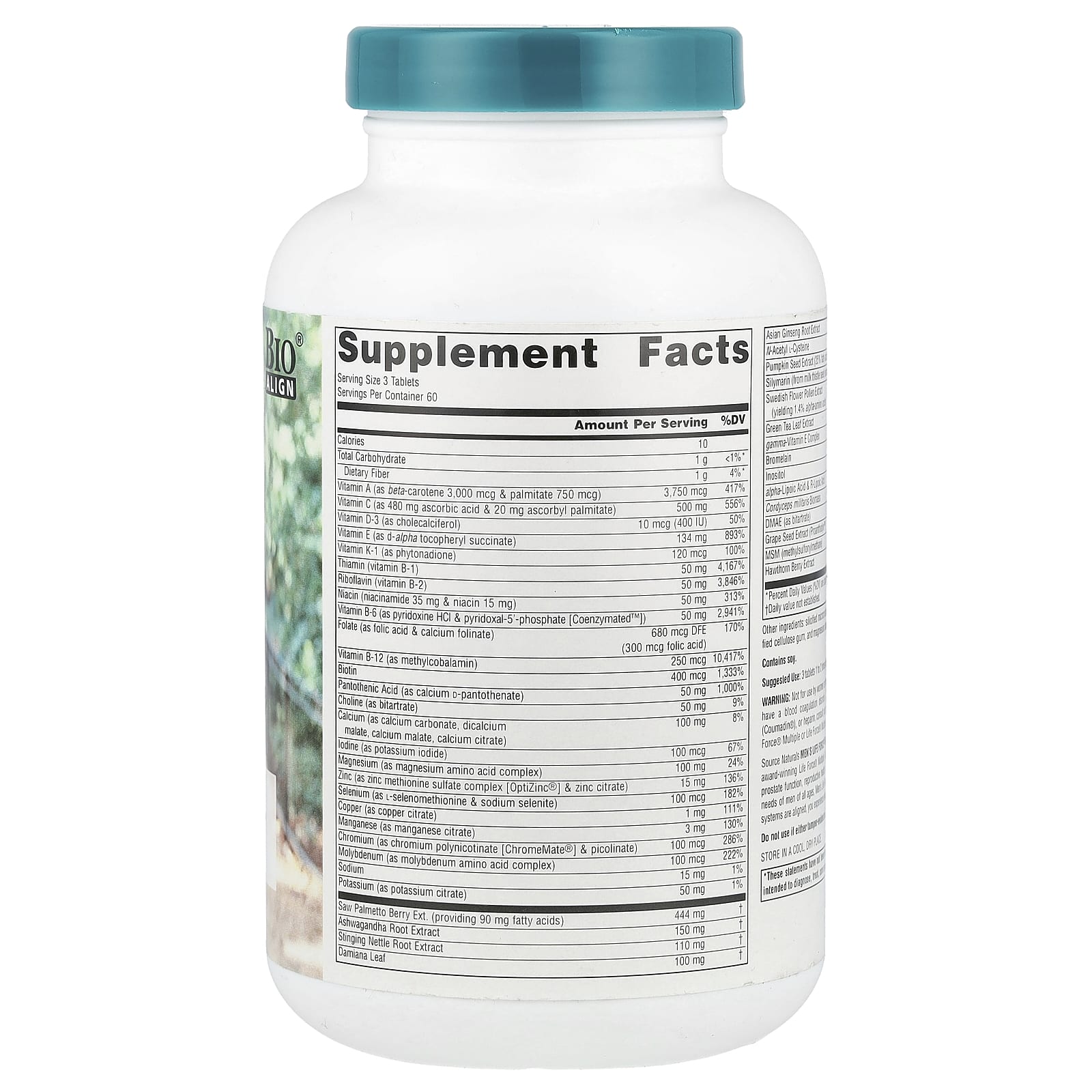 Source Naturals, Men's Life Force Multiple, 180 Tablets